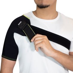 Suporte de Compressão Elástica para Ombro Ajuste Duplo